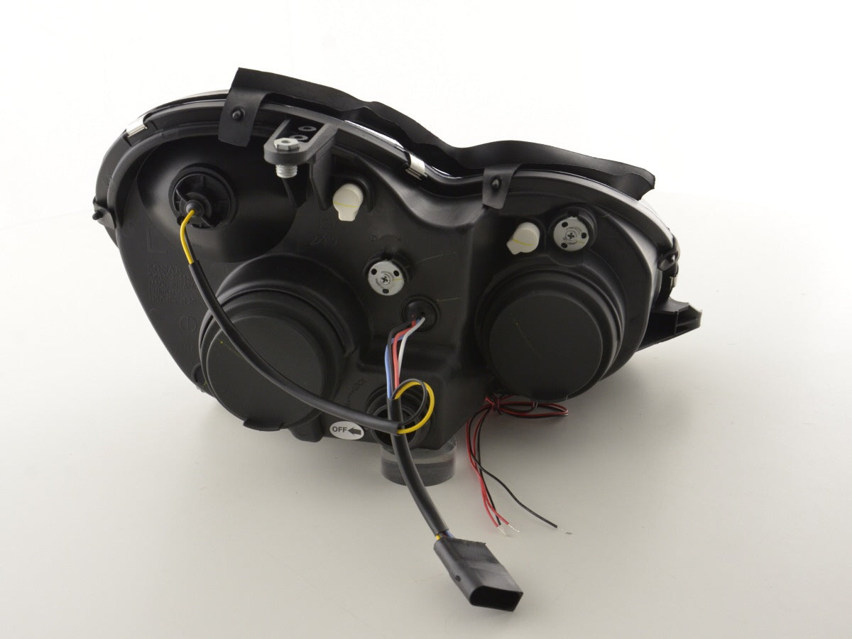 Scheinwerfer Set Mercedes C-Klasse Typ W203 00-07 chrom Scheinwerfer Set Mercedes C-Klasse Typ W203 00-07 chrom